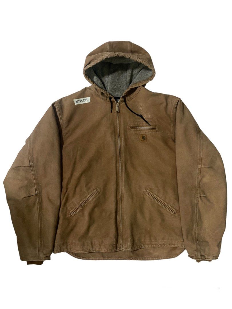 Preowned Original Carhartt Detroit Hoodie jacket Men s Fashion Coats Jackets and Outerwear on Carousell