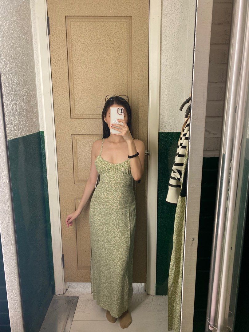 Pull and bear floral midi dress store