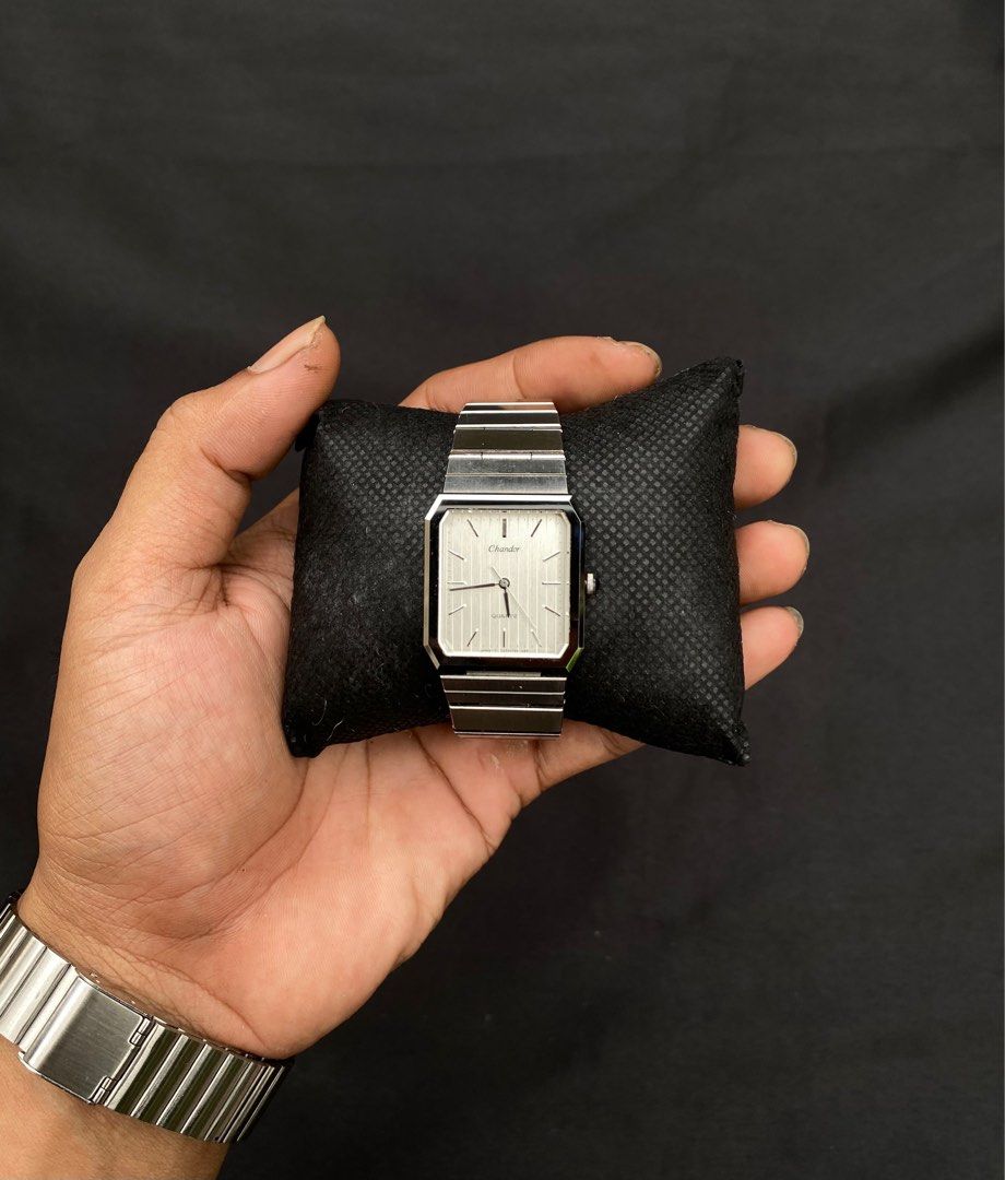 Rare Vintage Orient Chandor Quartz Tank Japan Men s Fashion Watches Accessories Watches on Carousell