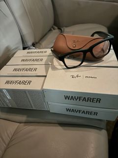 (New exclusive with stock available for trial, including AI installation) Ray-ban Meta Smart Glasses Wayfarer/Headliner/Skyler model - The best birthday gift this year62978591137539113