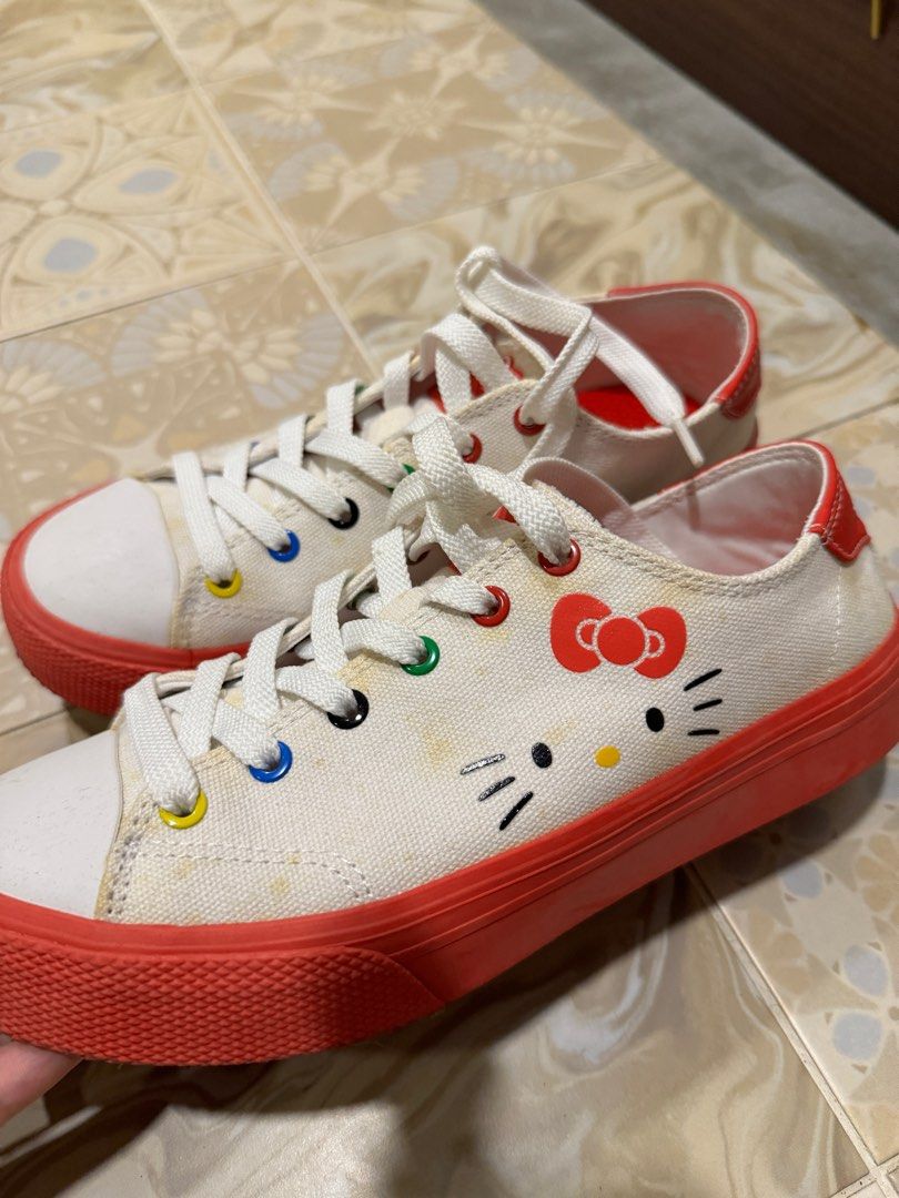 Red hello kitty skechers, Women's Fashion, Footwear, Sneakers on