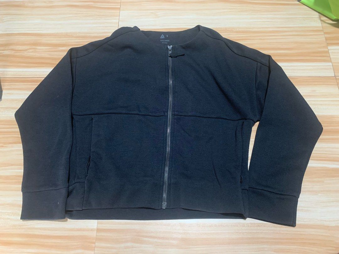 REEBOK TRAINING SUPPLY FULL ZIP COVER UP WOMEN JACKET Women s Fashion Coats Jackets and Outerwear on Carousell