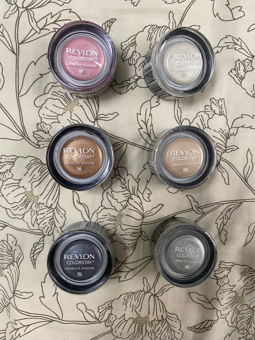 Revlon cream eyeshadow (Category: Makeup) located in Quezon City. Submitted by RoxyB (Listing ID 1249877341, Image 1). Description: Brand new Revlon cream eyeshadow. Padala from US. ₱350 each. Only available shade is grey 755. 750 shade ❌ not available 760 shade ❌ not available 745 shade ❌ sold 705 shade ❌ sold 710 shade ❌ sold .