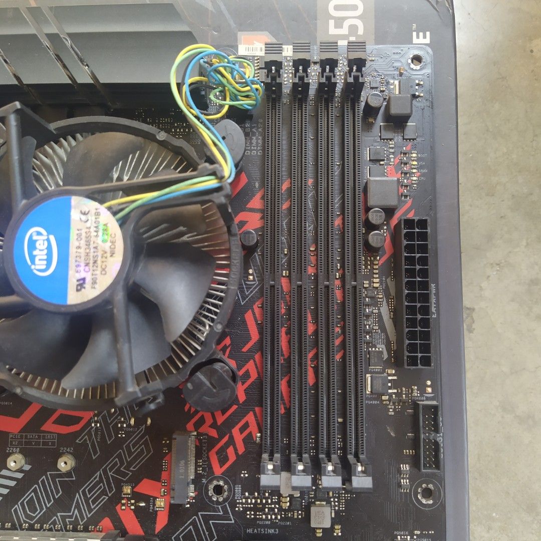ROG Strix B360 H Gaming motherboard (Category: Computer Parts) located in San Pedro. Submitted by mjromero46-94877 (Listing ID 1311186822, Image 2). Description: Asus Rog strix B360-H Gaming Motherboard 8th to 9th gen cpu support No issue sasakpak na lang gamit ko ngaun para makita mo Better gor mad games price posted at 2499 Location: San Pedro Laguna Lalamove accepted COD shoulder by buyer👈.