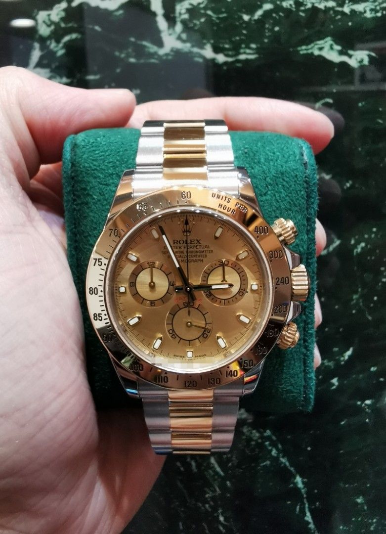 Daytona half gold top