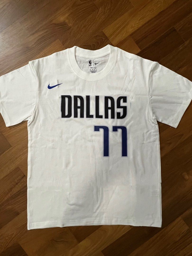 Free Shipping Luka Doncic Dallas Mavericks NBA T Shirt White