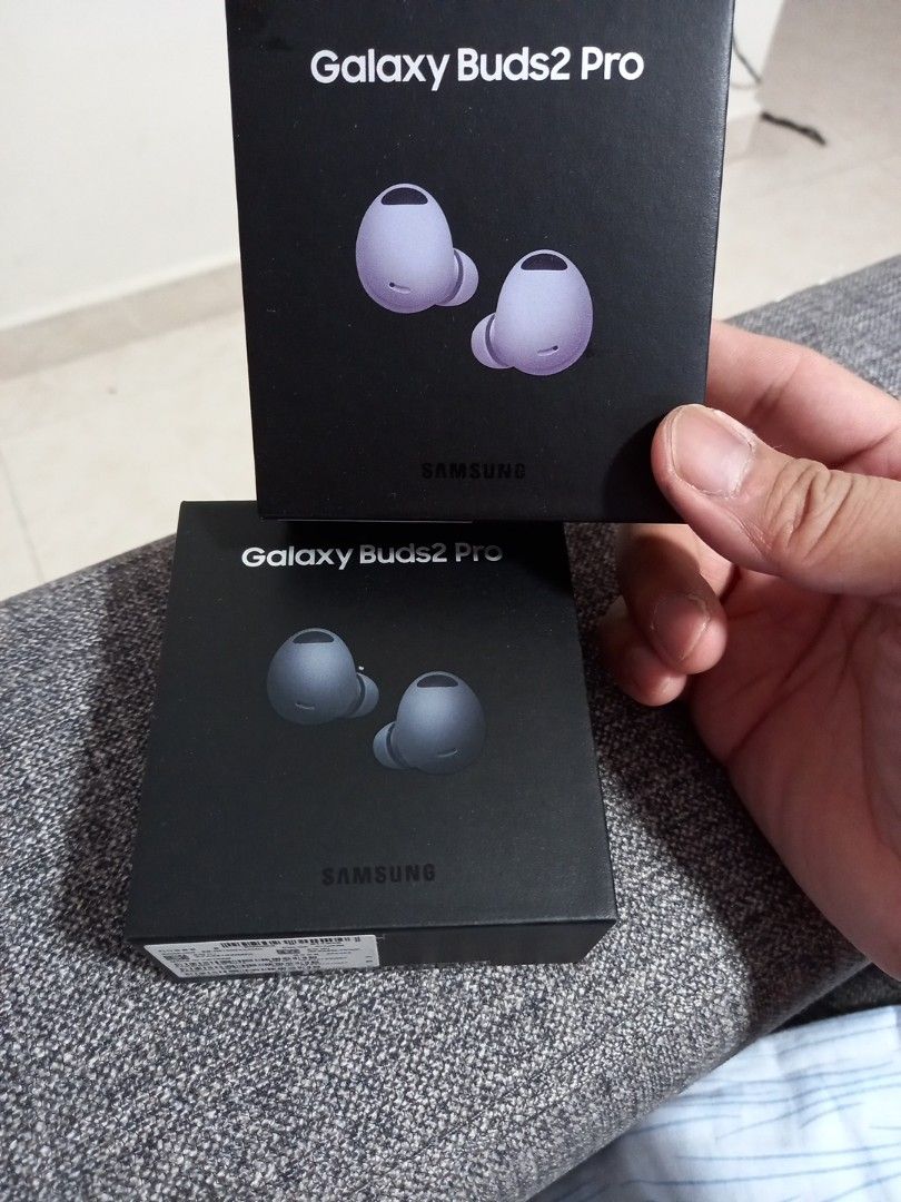Samsung Galaxy Buds2 Pro black (Graphite) purple, brand new seal 