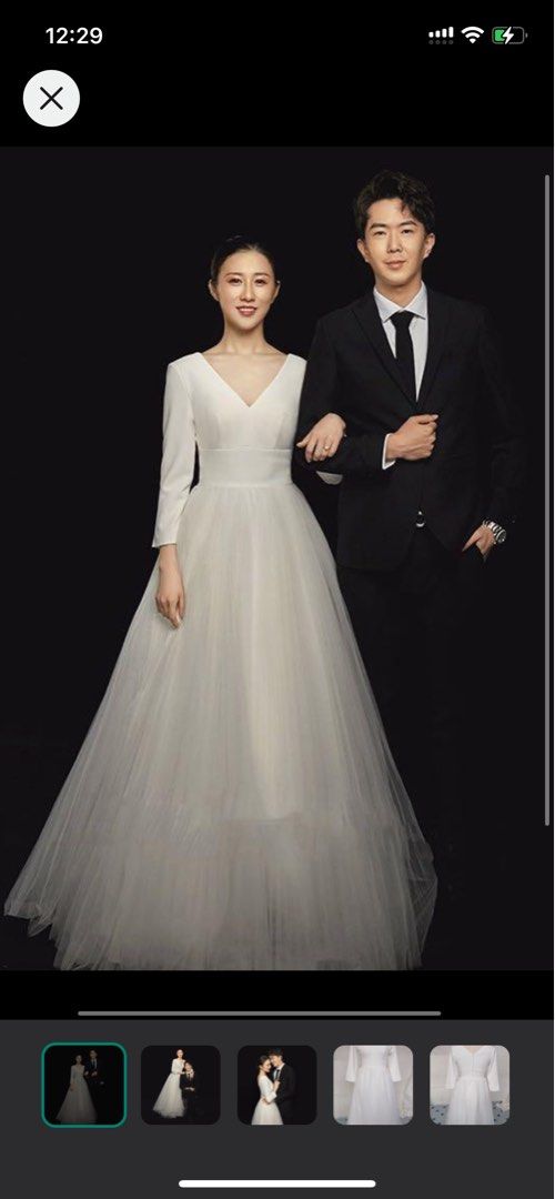 Simple Long elegant bridal ROM dress Prom Night gown Women s Fashion Dresses Sets Evening dresses gowns on Carousell