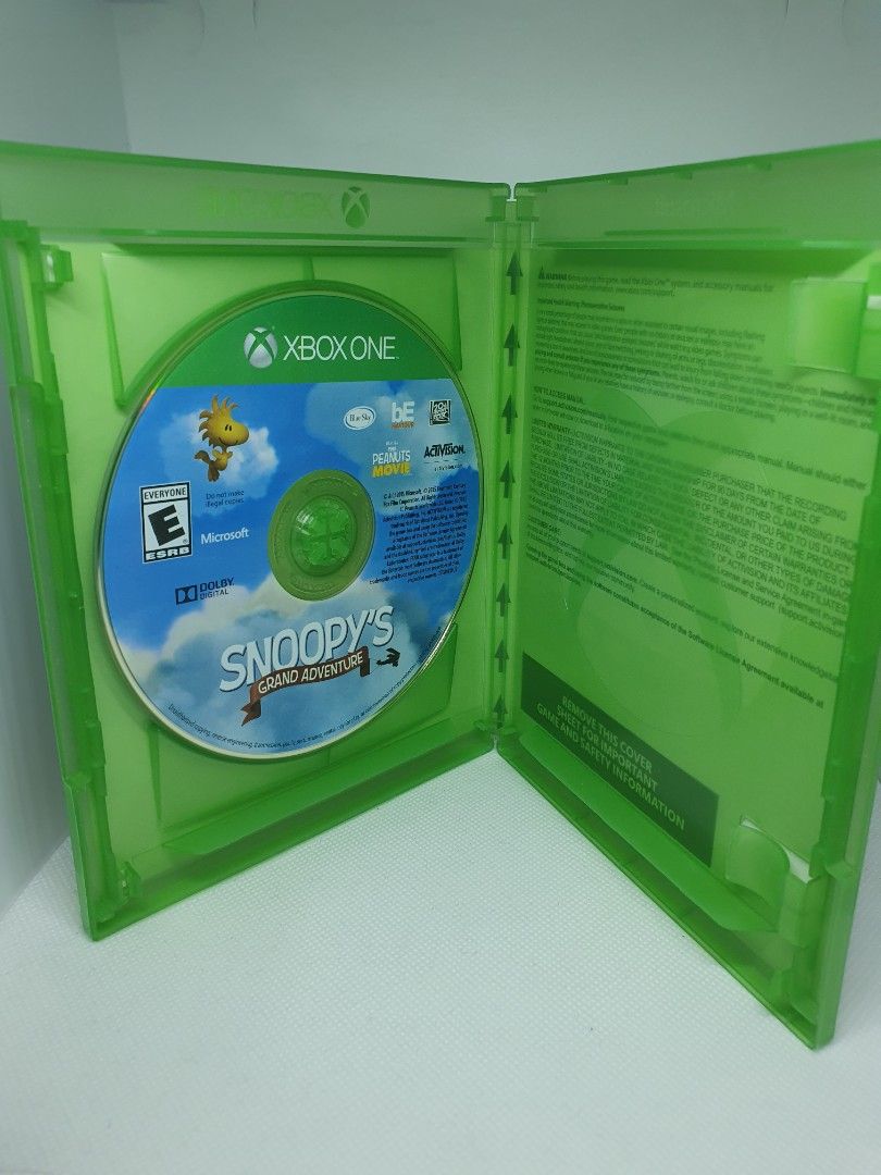 Snoopy's Grand Adventure (Xbox One) (Category: Xbox) located in Quezon City. Submitted by itemsforadoption (Listing ID 1311231887, Image 3). Description: Rfs: Its 2024! Happy New Year! Hoping you have a good year ahead of you! If you have questions feel free to send a message. Though I'll most likely be able to reply from 10am to 8pm. Please be patient and understanding. Decluttering games and items that I've picked up or for friends and family. 