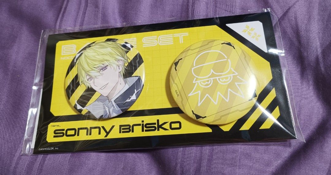 Sonny Brisko Noctyx 2nd Anniversary 缶バッジ Noctyx 2nd Anniversary】缶バッジセット｜にじさんじ