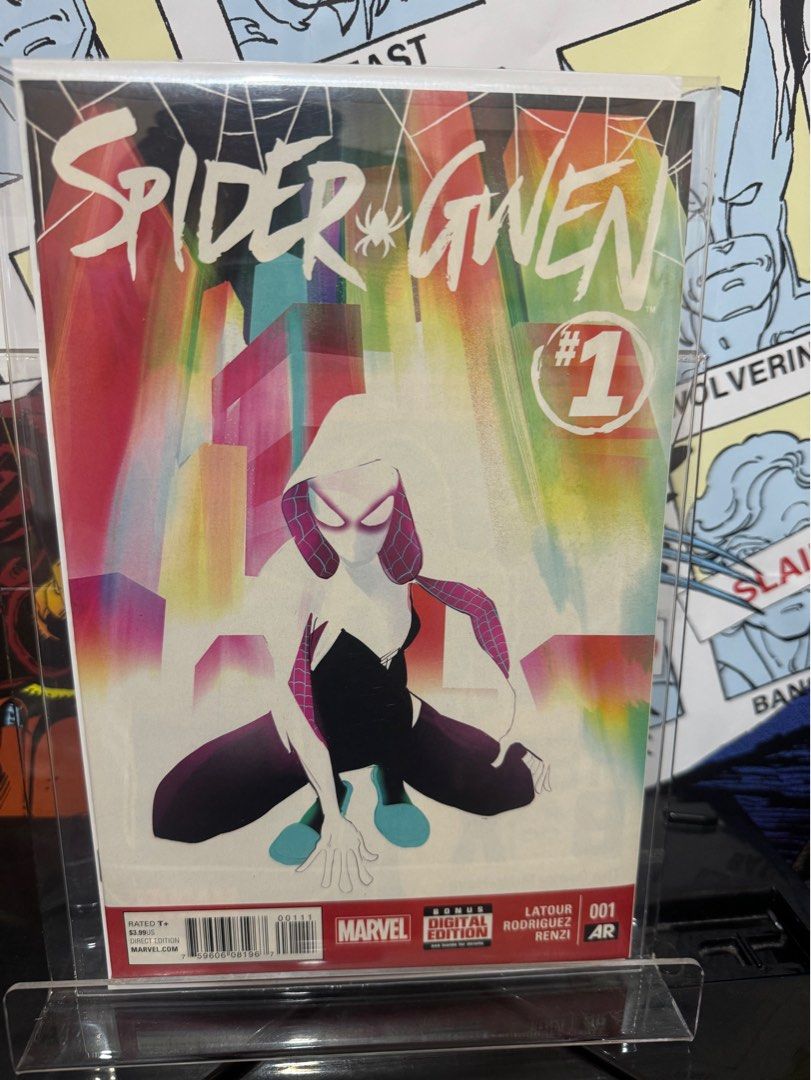 SPIDER-GWEN #1 (Category: Comics & Manga) located in Cebu City. Submitted by omar_nac_comics_atbp (Listing ID 1269238749, Image 1). Description: Condition: NM.