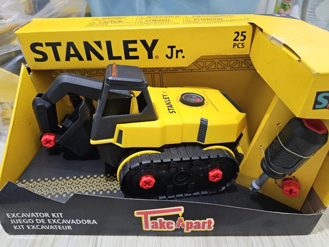 Stanley Jr. Excavator Kit 25pcs (Category: Construction Tools & Equipment) located in Mandaluyong City. Submitted by thriftymhum (Listing ID 1311253366, Image 1). Description: .