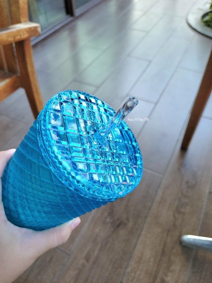 Starbucks Taiwan 2023 Blue Soft Jeweled Cup 24 fl oz., Furniture & Home  Living, Kitchenware & Tableware, Water Bottles & Tumblers on Carousell