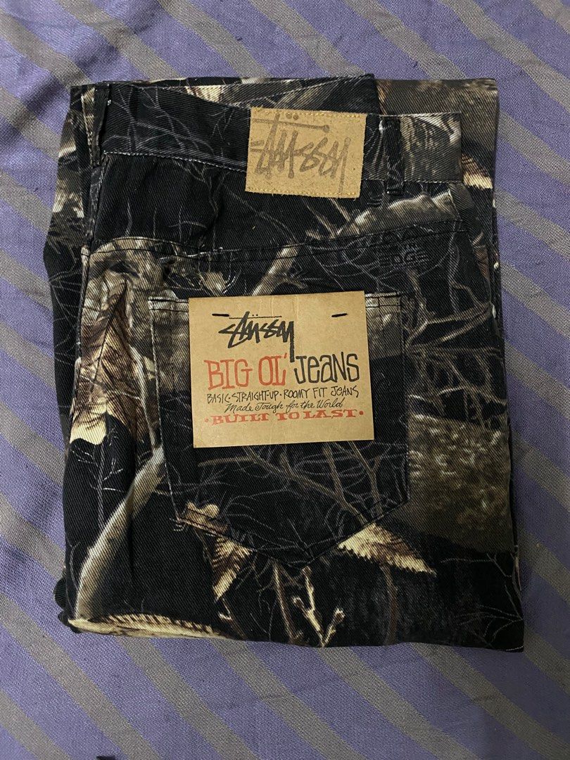 Stussy Realtree Edge Big Ol' Jeans, Men's Fashion, Bottoms, Jeans