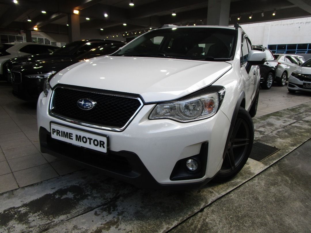 Subaru XV 1.6i-S (Category: Used Cars) located in Singapore. Submitted by primemotor (Listing ID 1311202529, Image 1). Description: Elegant white SUV, all wheel drive, spacious interior, low maintenance cost, very well maintained, easy financing, flexible in-house loan packages available. Contact us - Eddy - 96168680 Andy - 91086443 Stanley - 97953533 Ken yi 88948438.