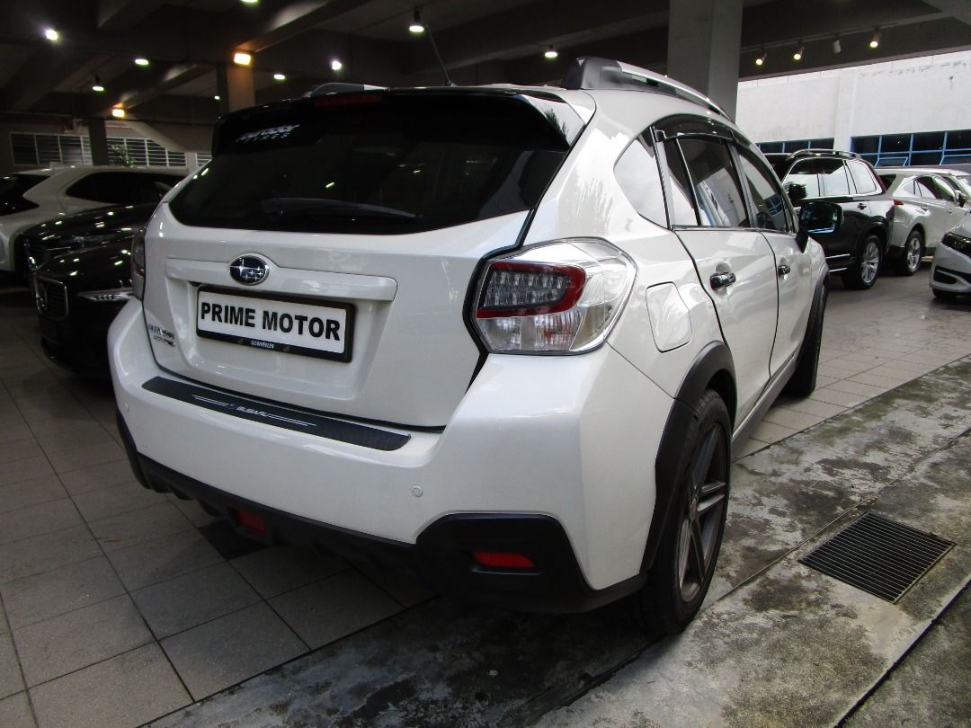 Subaru XV 1.6i-S (Category: Used Cars) located in Singapore. Submitted by primemotor (Listing ID 1311202529, Image 2). Description: Elegant white SUV, all wheel drive, spacious interior, low maintenance cost, very well maintained, easy financing, flexible in-house loan packages available. Contact us - Eddy - 96168680 Andy - 91086443 Stanley - 97953533 Ken yi 88948438.