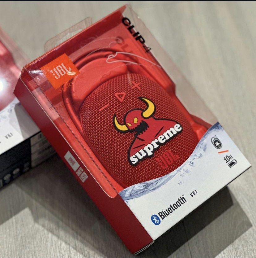 Supreme Toy Machine JBL Clip 4, Audio, Soundbars, Speakers