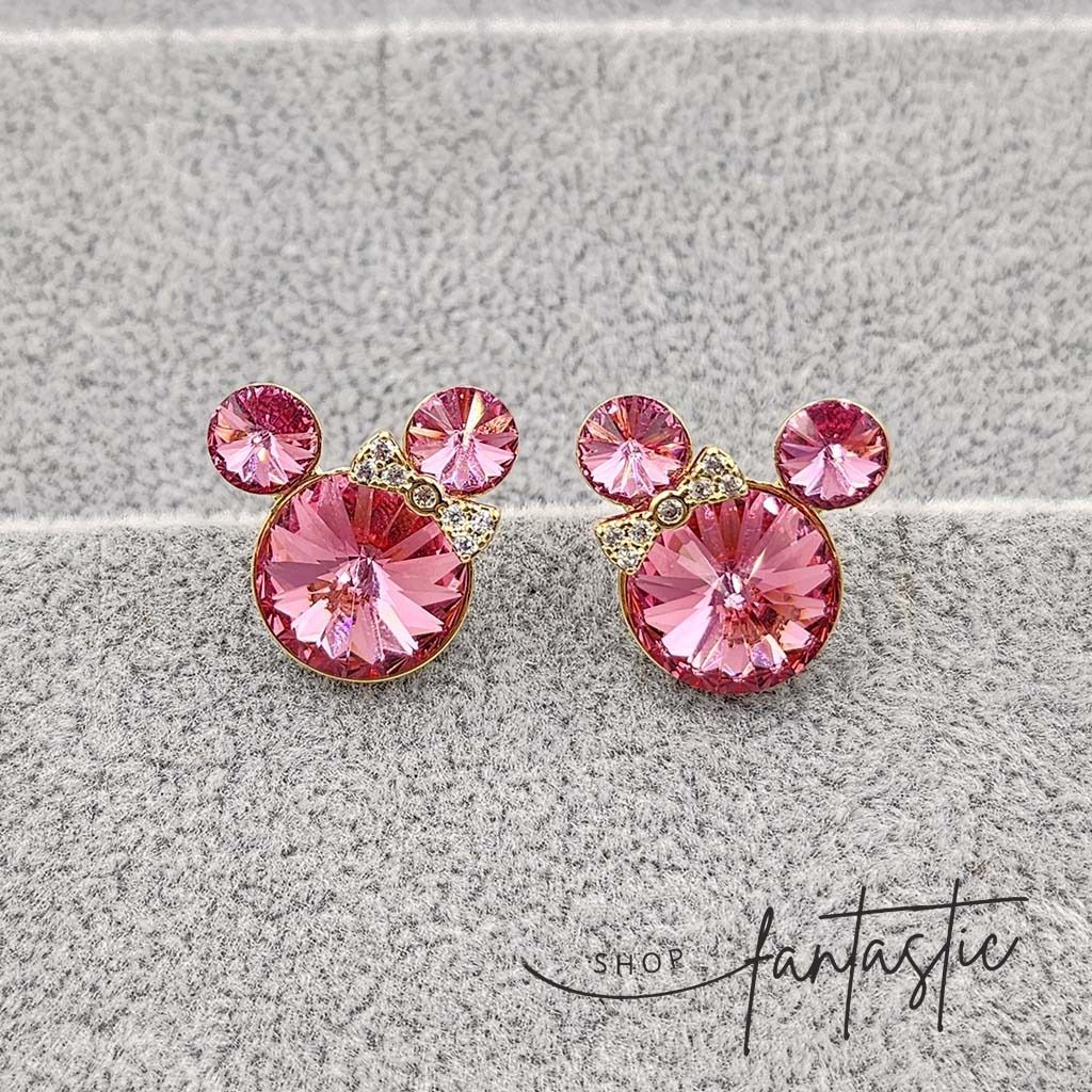 Swarovski mickey mouse earrings hot sale
