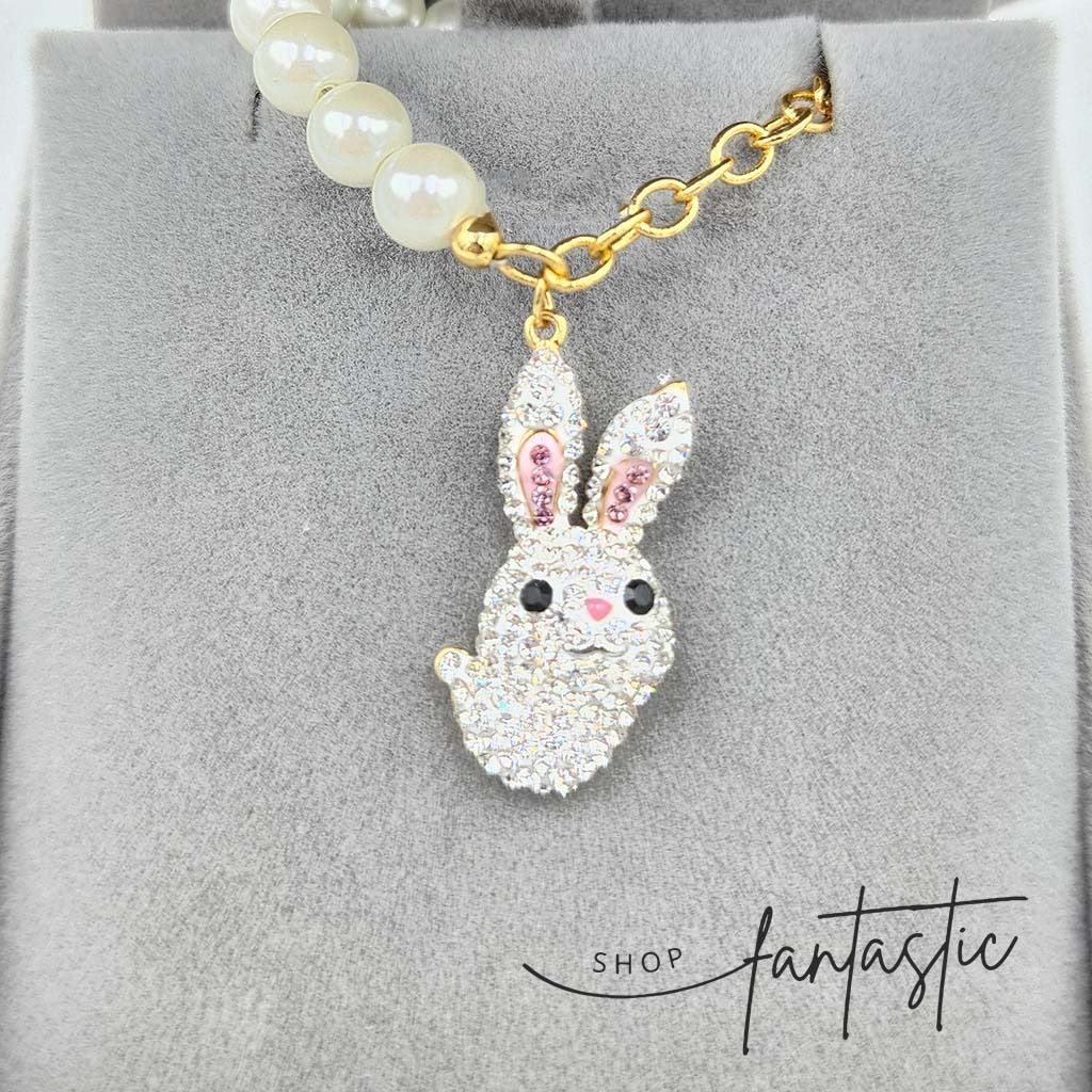 Swarovski rabbit necklace store