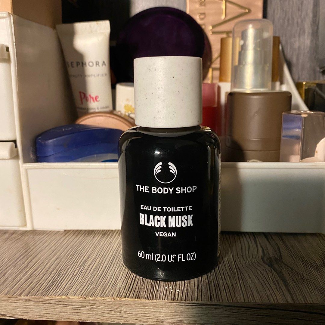 The Body Shop Eau de Toilette Black Musk Vegan 60ml EDT Parfume Parfum  Perfume Original