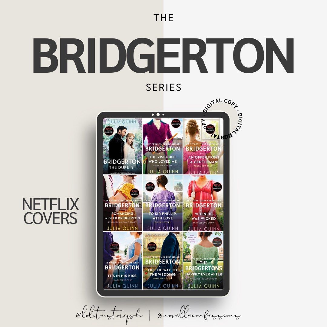 The Bridgerton Series (Category: Storybooks) located in Quezon City. Submitted by lolita.storeph (Listing ID 1311250151, Image 1). Description: See details in posted pictures. .