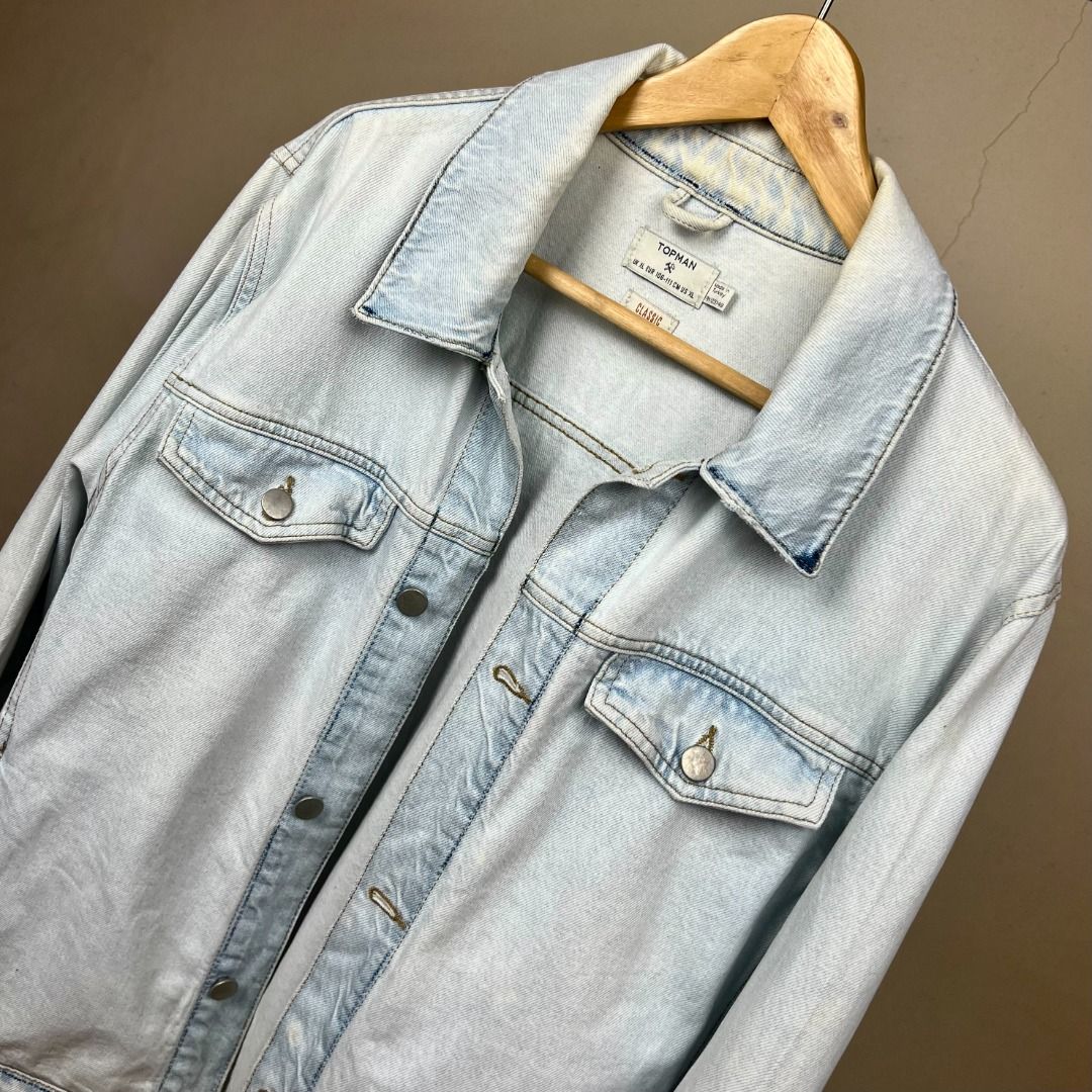 Topman classic denim jacket cheap