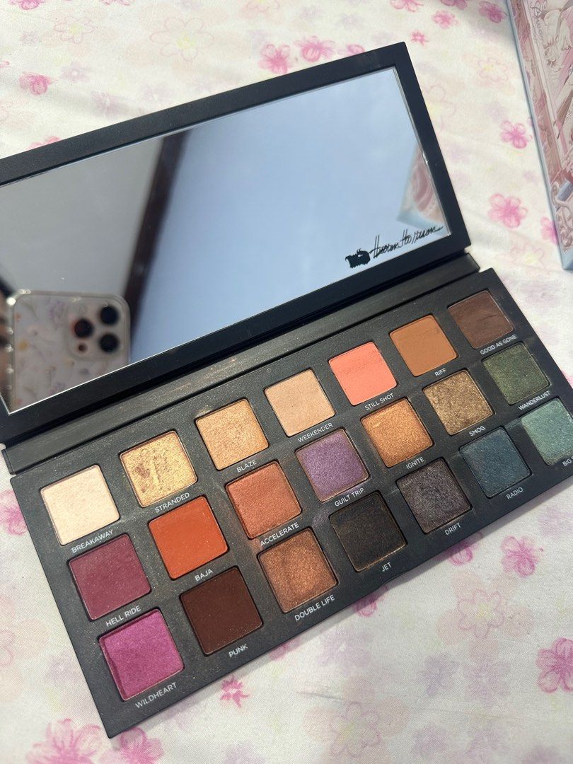UD Born To Run Eyeshadow Palette (Category: Makeup) located in Manila. Submitted by dei.clutter (Listing ID 1311195579, Image 2). Description: - preloved but not abused - obvious signs of use as seen in the picture - original - got it for 3,130 - no box - selling as is - rfs: curating collection 💸 GCash, GoTyme.