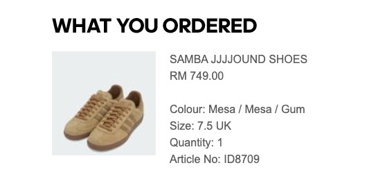 (Category: ) located in . Submitted by winnerkicks_my (Listing ID 1311186557, Image 1). Description: .