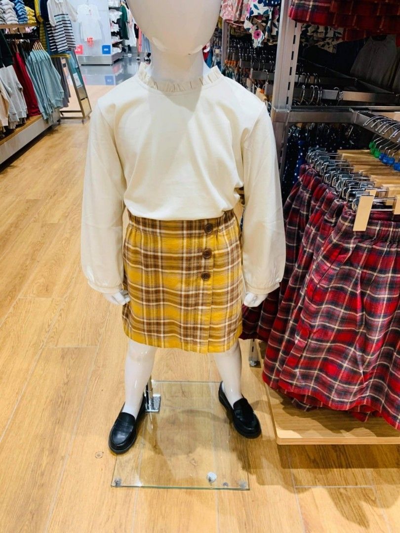 https www rousell p uniqlo skirt and flannel checkered skorts 1311194399