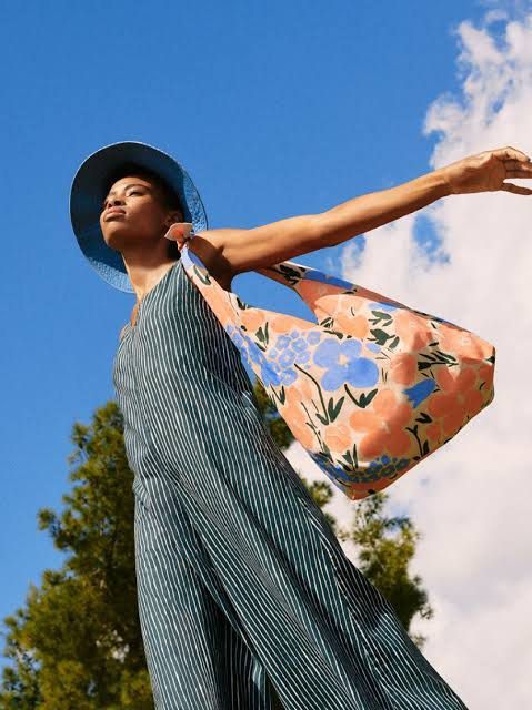 UNIQLO x marimekko cotton linen jumpsuit Women s Fashion Dresses Sets Jumpsuits on Carousell