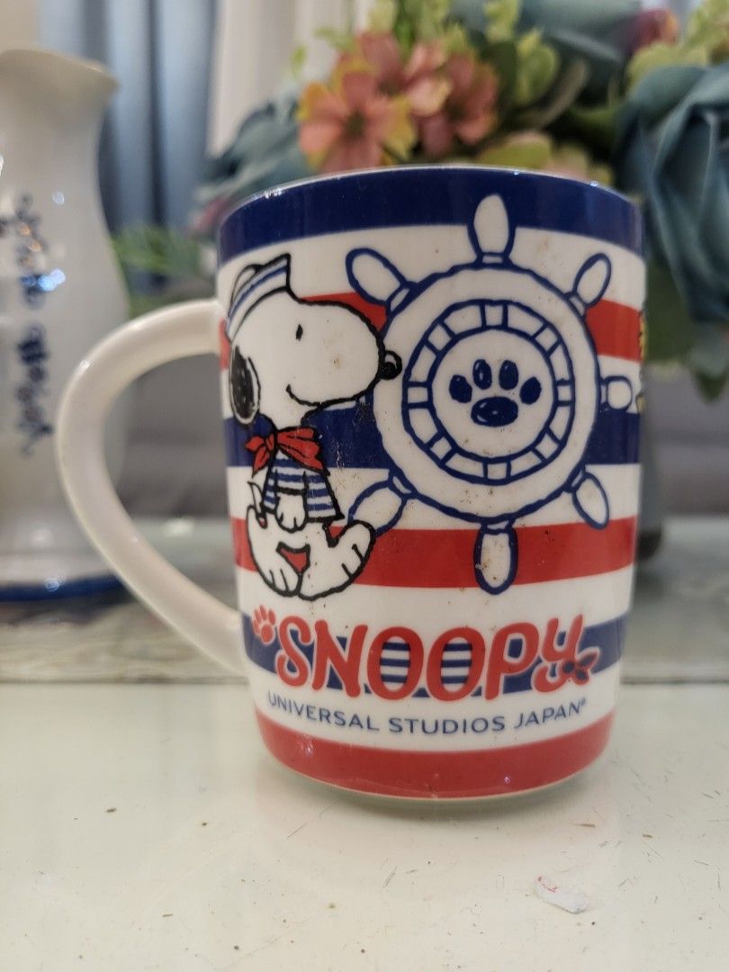Universal Studios Japan Sailor Snoopy Mug (Category: Coffee & Tea Tableware) located in San Fernando. Submitted by jpmarketplace2023 (Listing ID 1311195703, Image 1). Description: 💚 All items are authentic from Japan. 💛 MOP: GCash (❌️ GCash Protect) 🩵 MOD: LBC only (❌️ S. Checkout, COD, COP) 💙 Meet-up: Vista Mall, San Fernando, Pampanga 💜 All items are on-hand. 🧡 First to pay gets the item first. ❤️ Breakable items are packed with care and 