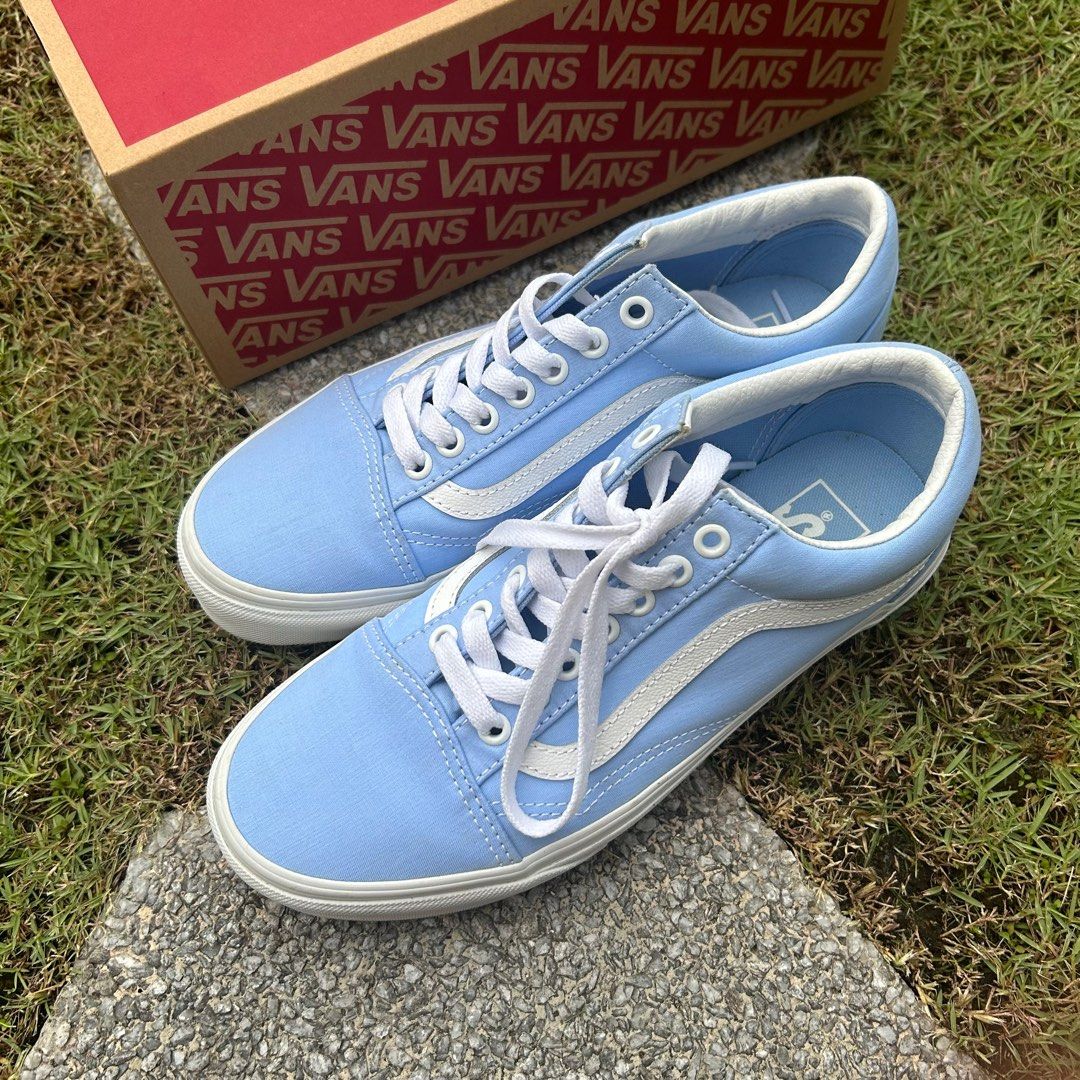 Vans old skool pastel blue cheap