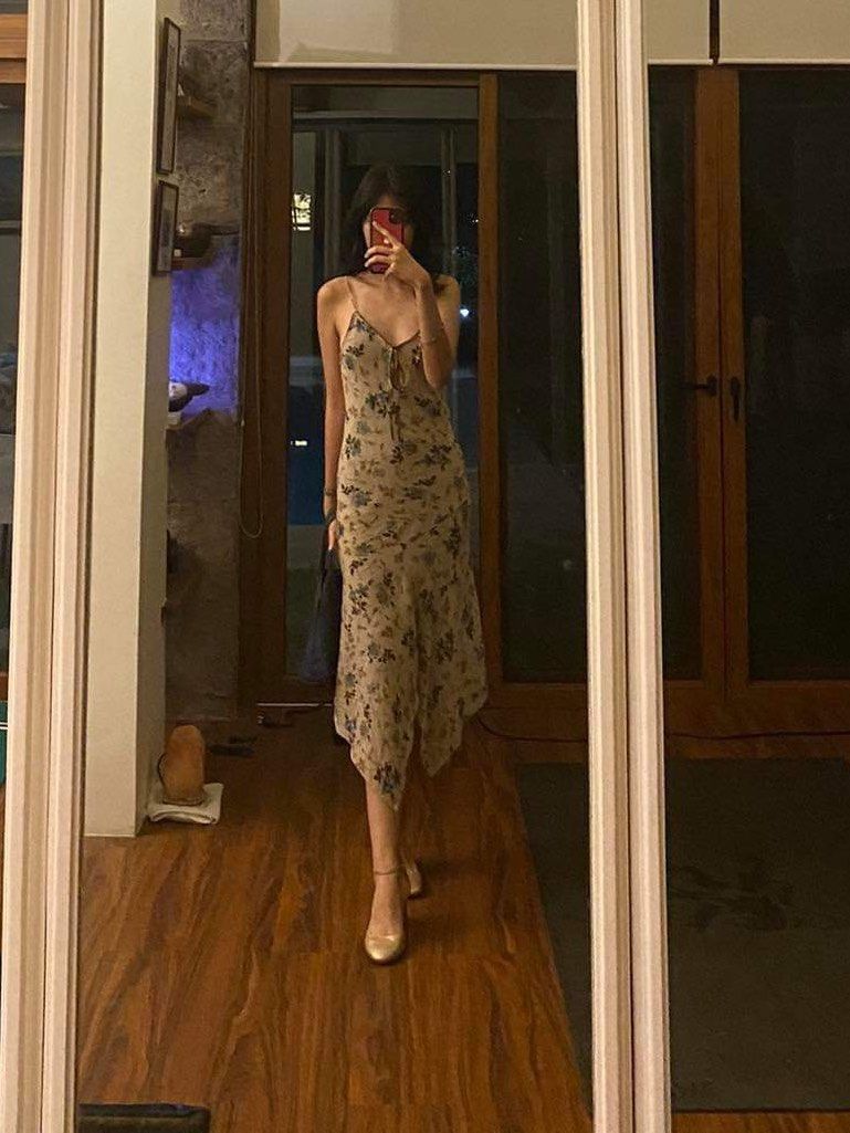Vintage backless dress hot sale