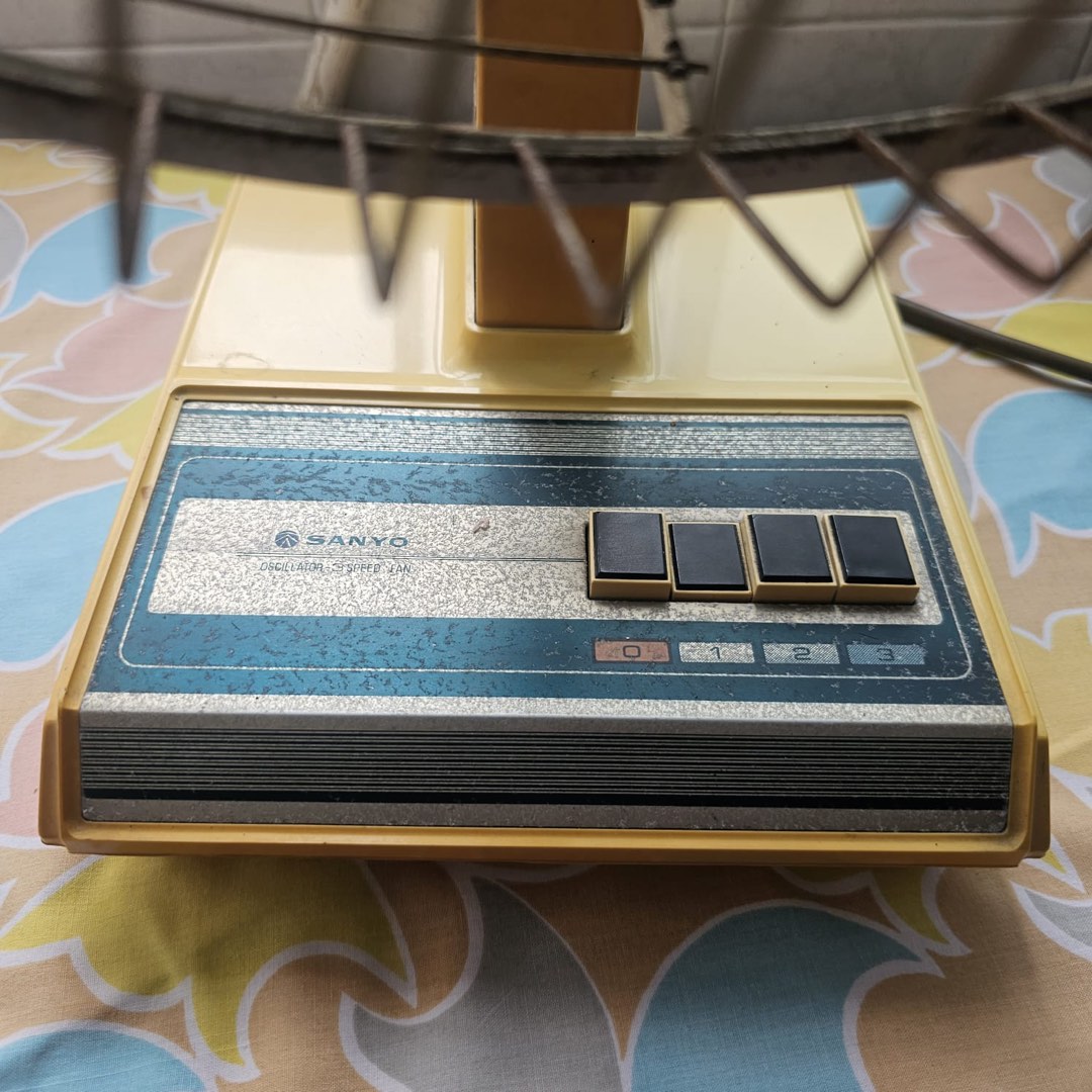 Vintage Sanyo table fan, Furniture & Home Living, Lighting & Fans, Fans ...