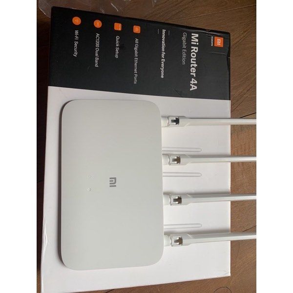 Xiaomi Mi Router 4A Global Version. (Category: Networking) located in Manila. Submitted by kisshadg23 (Listing ID 1311283118, Image 3). Description: Specifications: Wi-Fi Range Up to 50M diameter Wi-Fi Frequency Dual 2.4GHz and 5GHz Transmission Rate up to 1.1gbps Connected Devices Up to 64 devices App MI Wi-Fi Power Consumption: 100 - 240V.