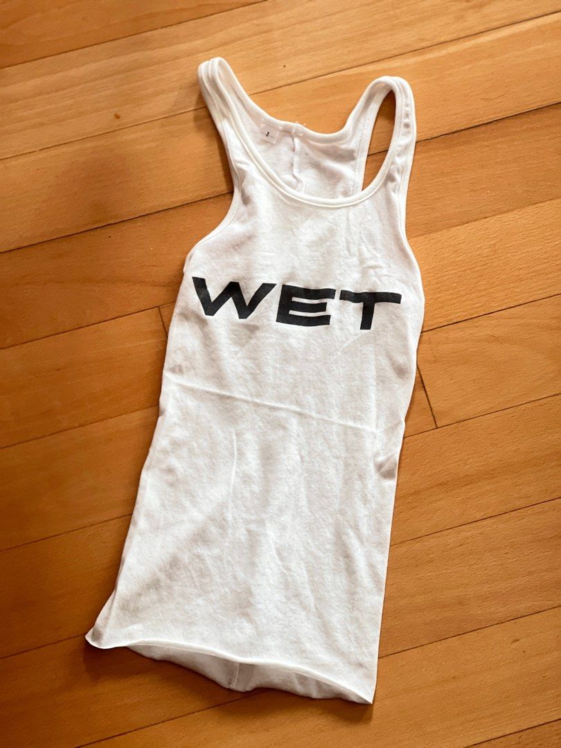 YZY Mowalola WET delicate Tank