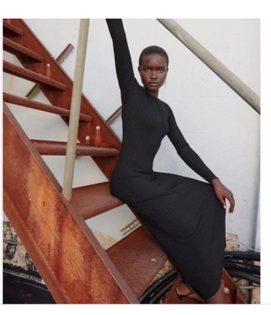 Zara Knitwear Dress Long Women s Fashion Dresses Sets Dresses on Carousell