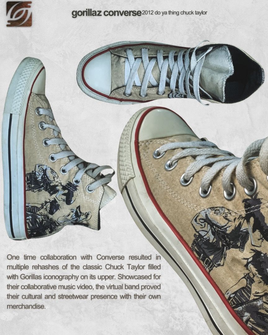 Gorillaz converse commercial online