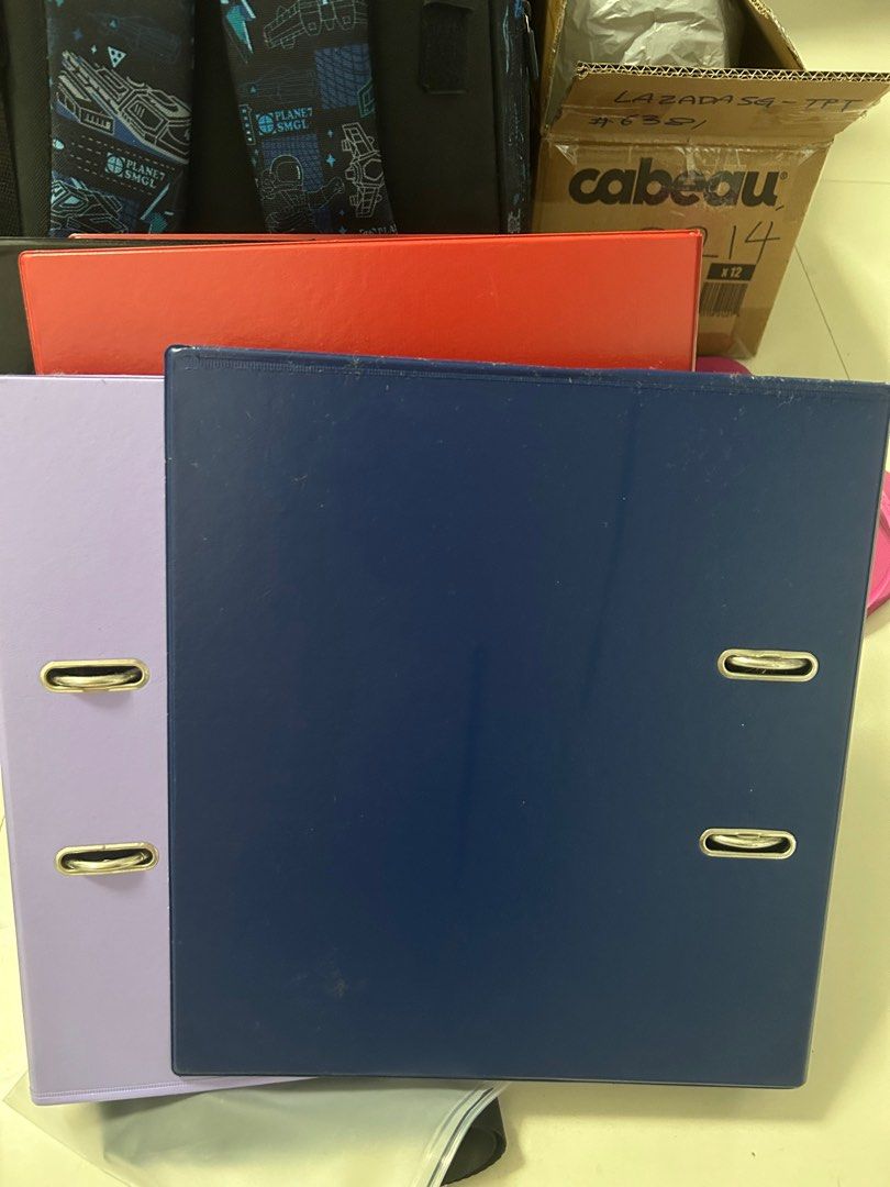 4 Files Binder ($4 each), Hobbies & Toys, Stationery & Craft ...