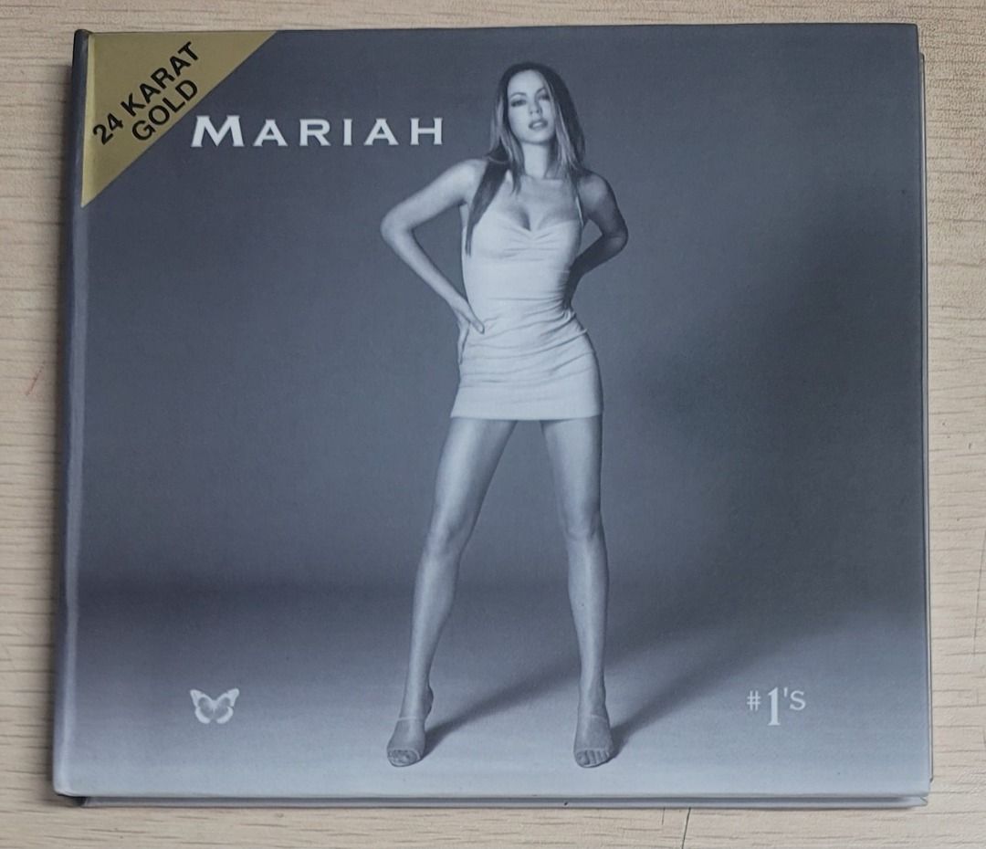 包郵] AK 碟無花日版24 KARAT GOLD CD 瑪麗嘉兒MARIAH CAREY 1 hit #1s 精選2013 限量編號版MADE IN  JAPAN 包平郵