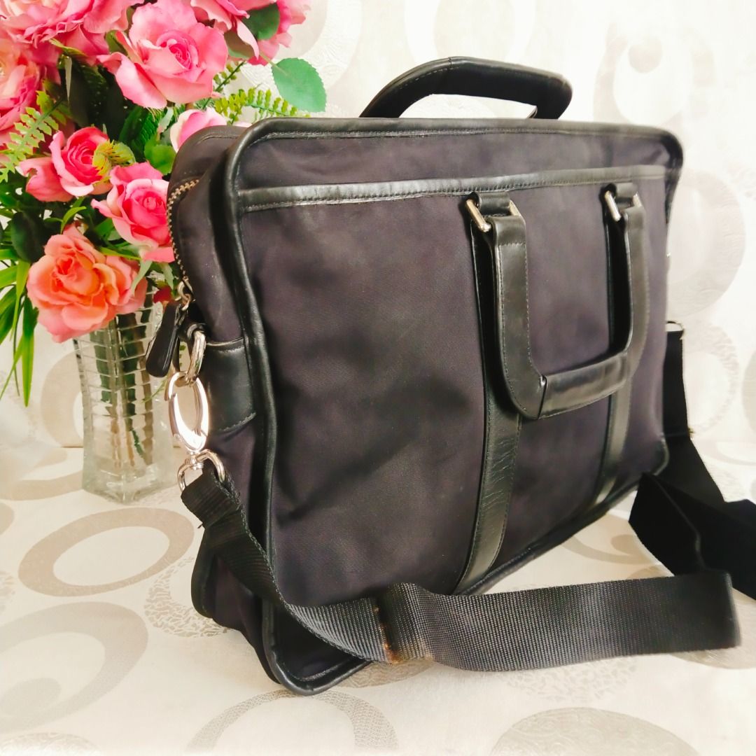 Vintage coach laptop bag discount