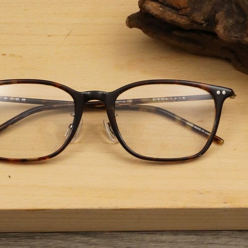 金子眼鏡賽璐珞眼鏡celluloid KC-49 , SIZE: 53-19-145, 男裝, 手錶及 