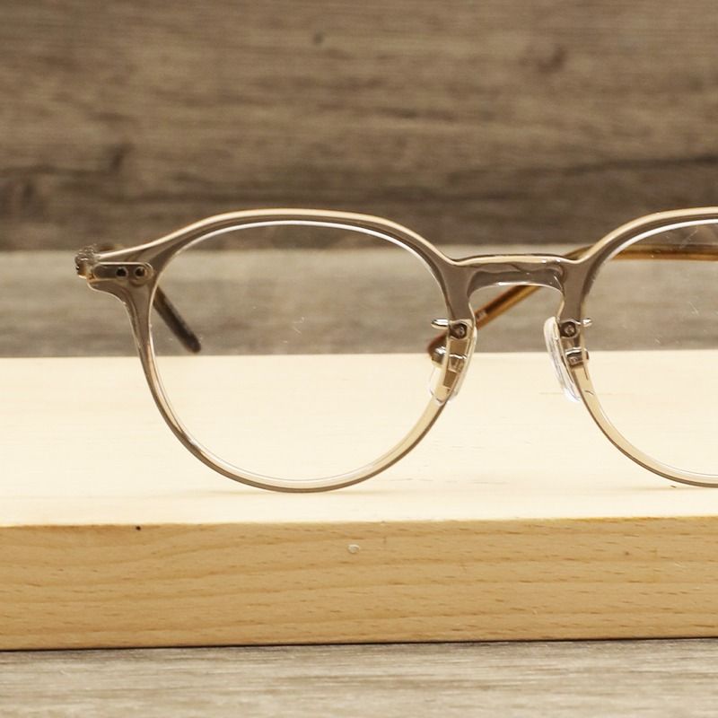 金子眼鏡KC78 LBR 賽璐珞Celluloid, SIZE: 49-19-145, 男裝, 手錶及 