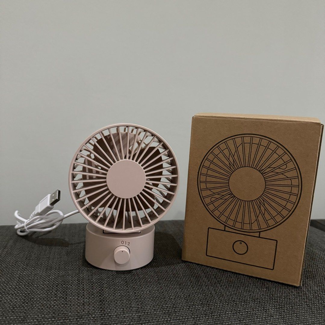 💯 [Muji] USB Table Fans, Furniture & Home Living, Lighting & Fans, Fans