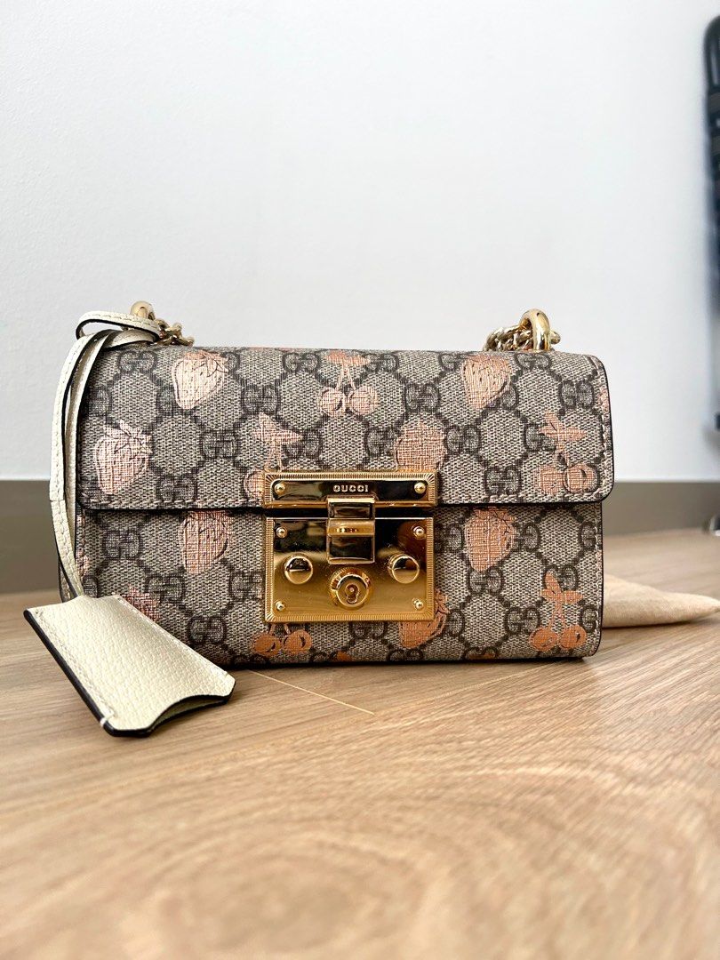 Rose gold gucci bag store