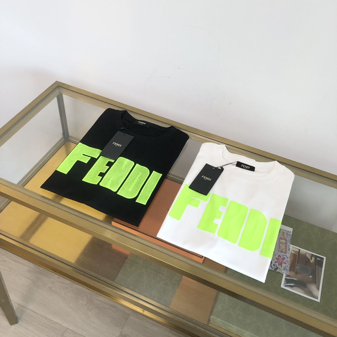 Fendi letter shirt clearance