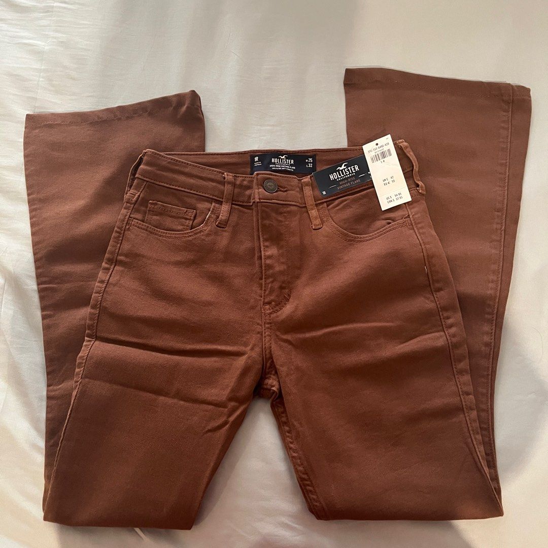 authentic Hollister high-rise flare