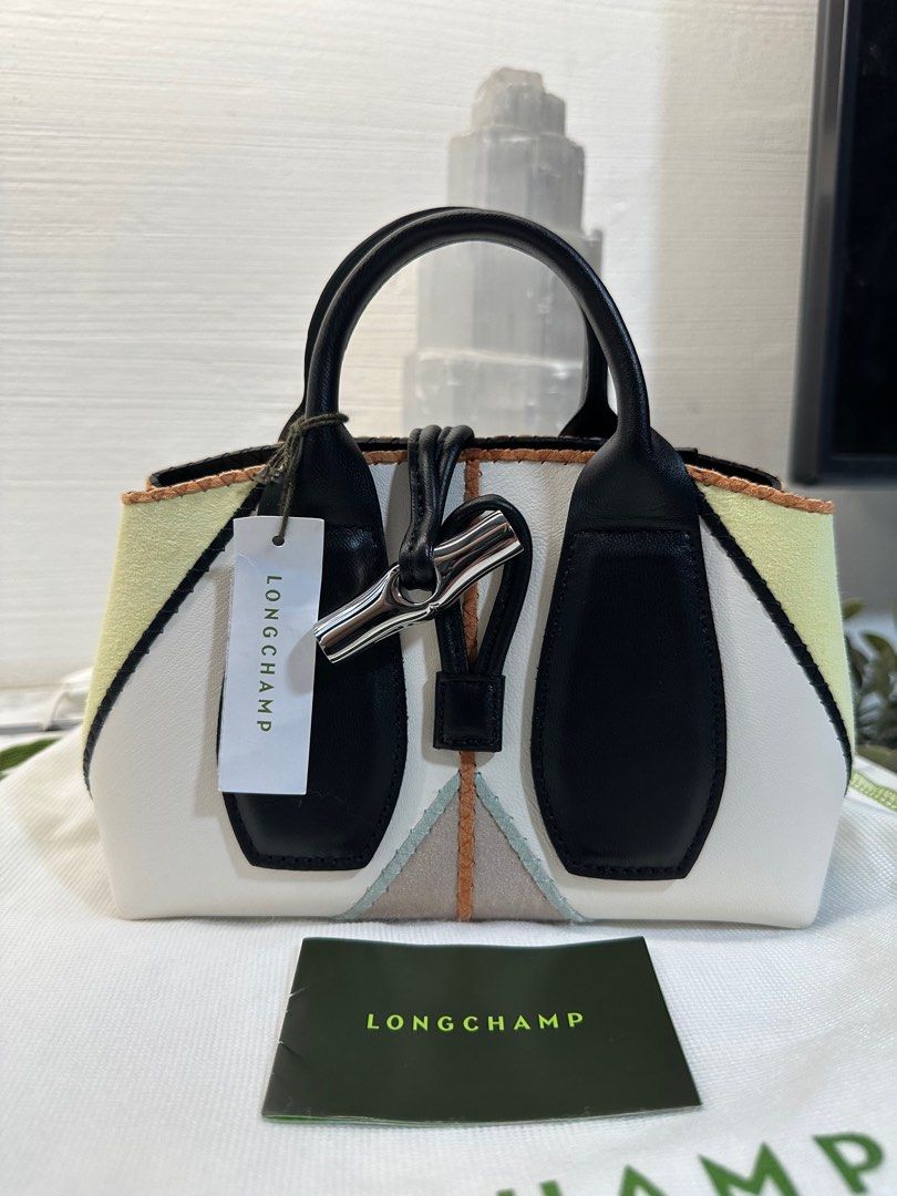 Longchamp suede bag hot sale