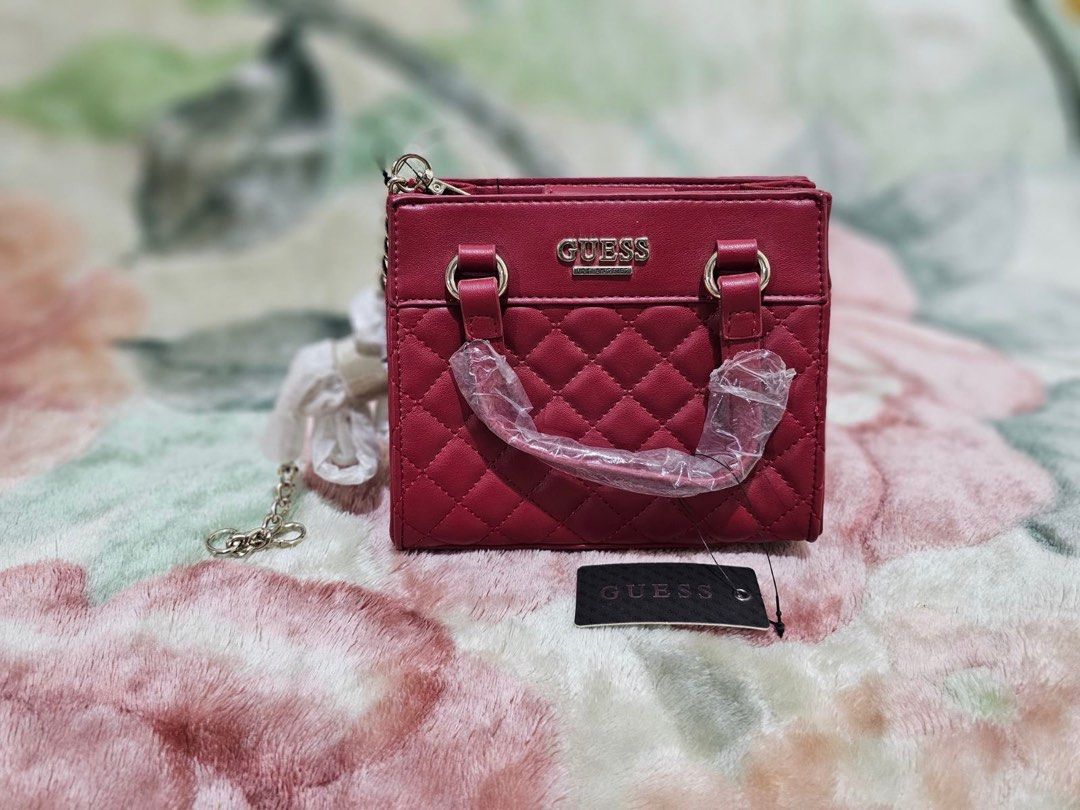 Brand New Guess Mini Taylor Crossbody Bag RED Women s Fashion Bags Wallets Cross body Bags on Carousell