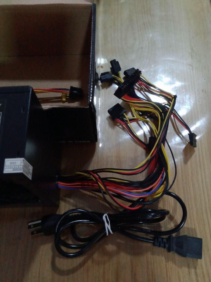 Bundle deal! Brand new Power Supply + CPU Case (USED) (Category: Desktops) located in Manila. Submitted by PickClickShip (Listing ID 1311349874, Image 3). Description: Bundle Deal! Computer power supply + CPU (with parts working) - Brand new Power supply set- NEVER USE- Bought Oct.2023 {receipt included} - CPU Case with parts that can be used, mother board defective, no memory, but some parts can still be use when assembling a new CPU. RFS: bough